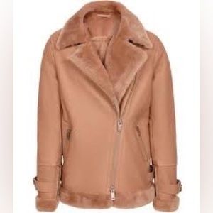 Reiss NWT Payton shearling jacket XS